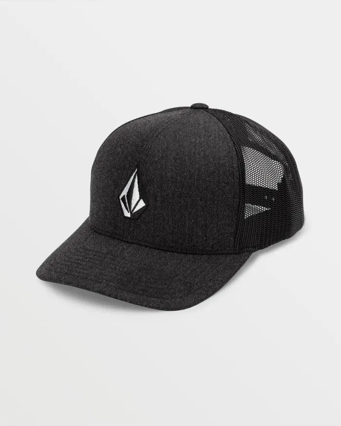 Full Stone Cheese Hat 8211 Charcoal Heather Mens Volcom Hats and Beanies