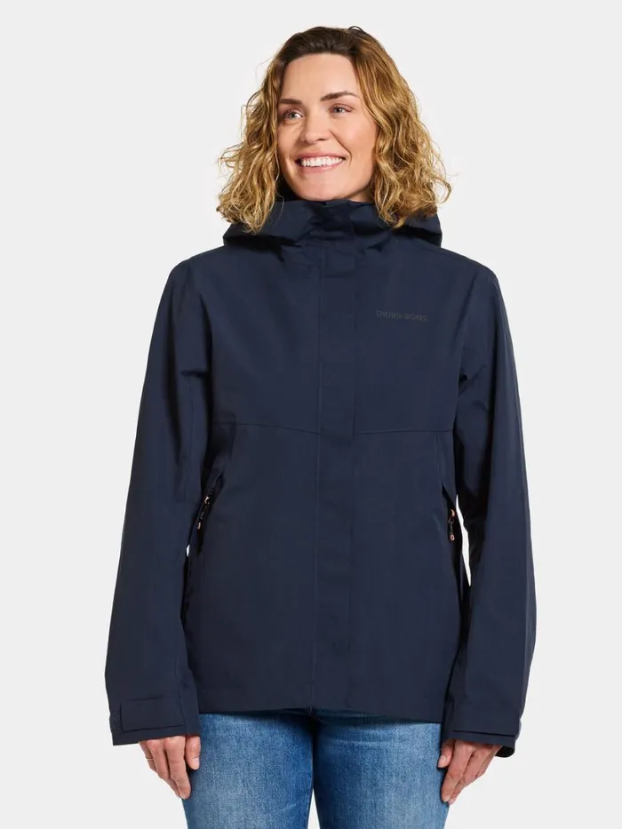 Grit Women039s Jacket Dark Night Blue Women Didriksons Spring Jackets