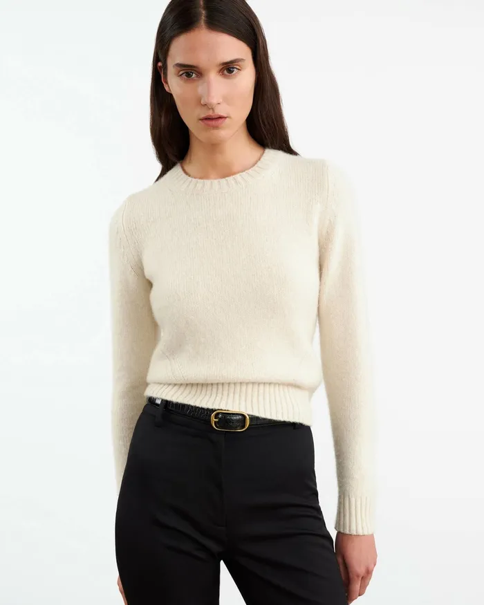 GWENDOLYN SWEATER Charcoal Women Nili Lotan Knits and Sweaters