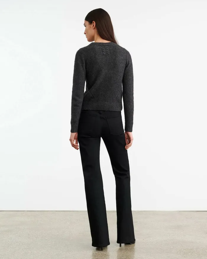 GWENDOLYN SWEATER Charcoal Women Nili Lotan Knits and Sweaters