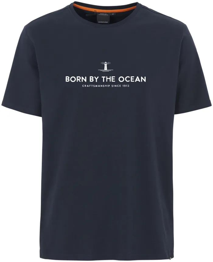 Harald Men039s Tshirt Light House Dark Night Blue Men Didriksons Tshirts and Polos