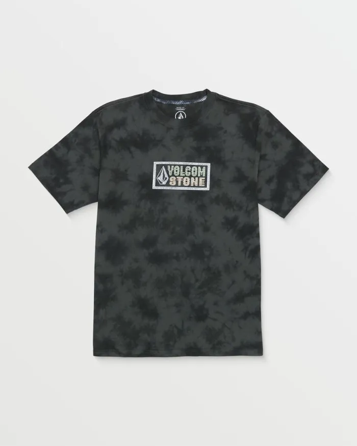 Heavy Fuzz Short Sleeve Tee 8211 Stealth Mens Volcom TShirts and Tanks