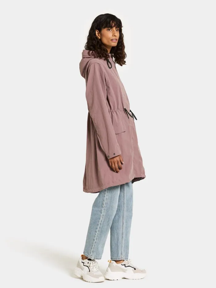 Helen Parka Faded Wine Women Didriksons Spring Jackets
