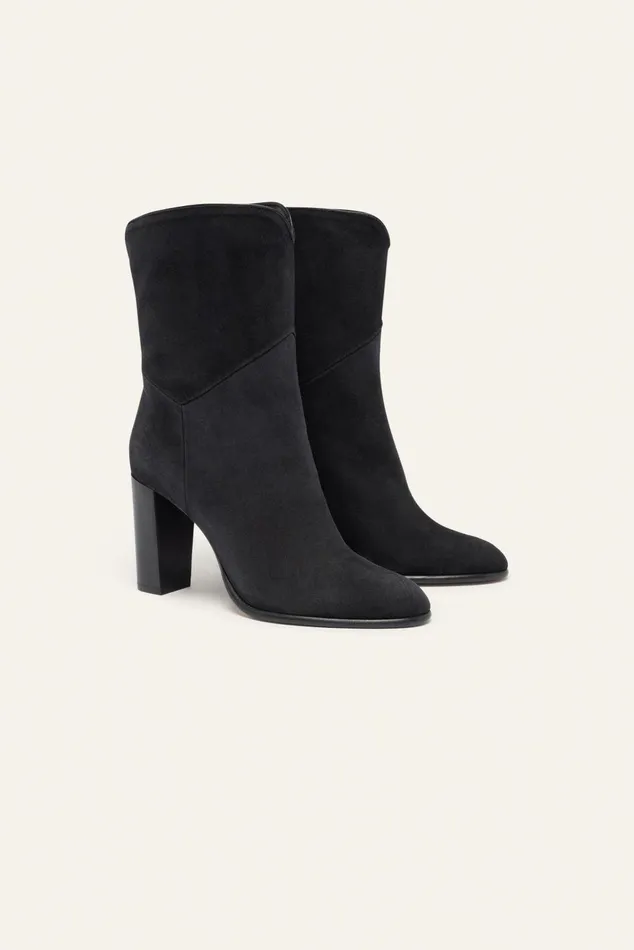 HighHeeled Ankle Boots Covington Gray Women Baandsh Shoes