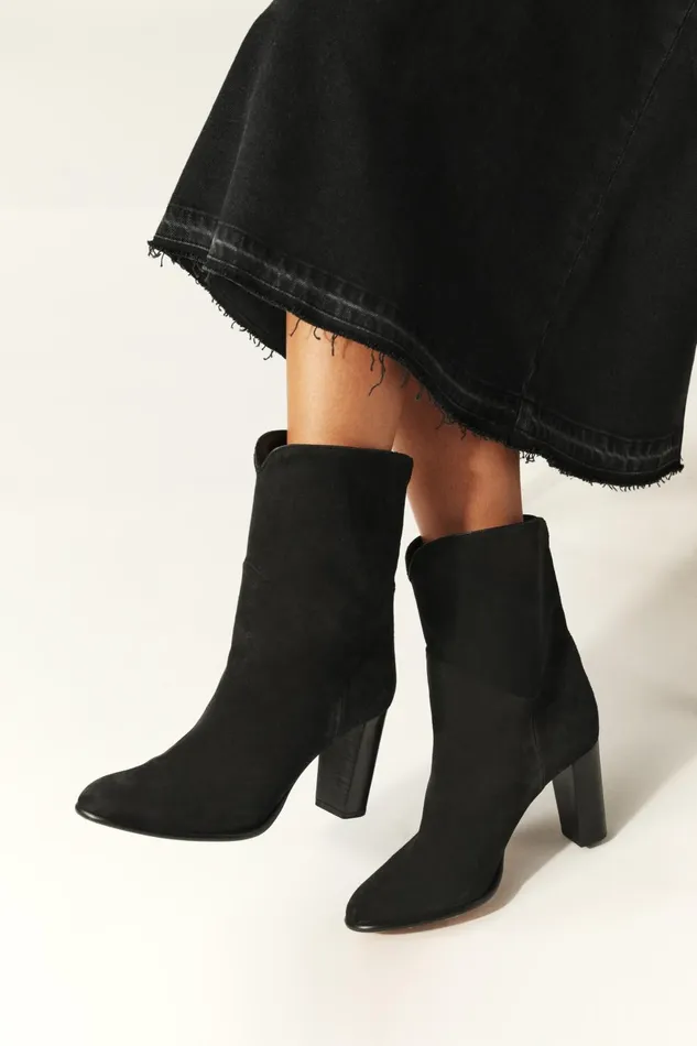 HighHeeled Ankle Boots Covington Gray Women Baandsh Shoes