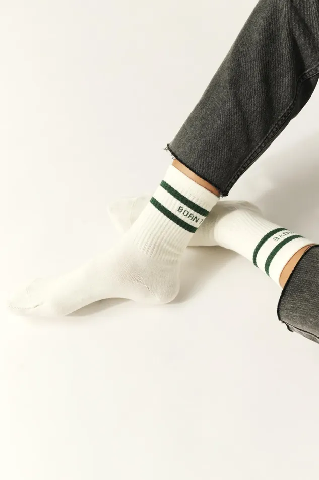 High Socks Shay Green Women Baandsh Small Accessories