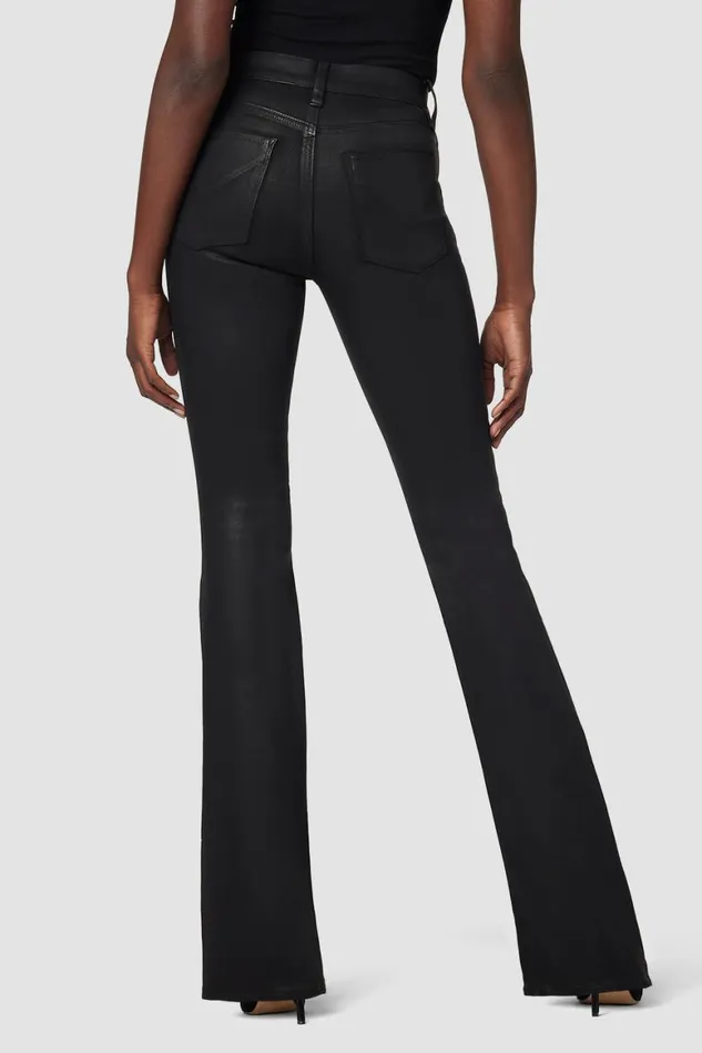 Hudson Jeans Bootcut Barbara HighRise Bootcut Jean Noir Coated 8211 Women Hudson Jeans Bootcut Barbara HighRise Bootcut Jean Noir Coated 8211 Women