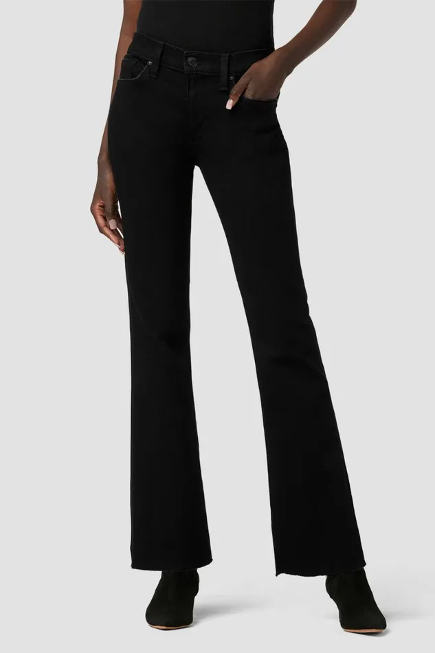 Hudson Jeans Bootcut Nico MidRise Bootcut Barefoot Jean Black 8211 Women