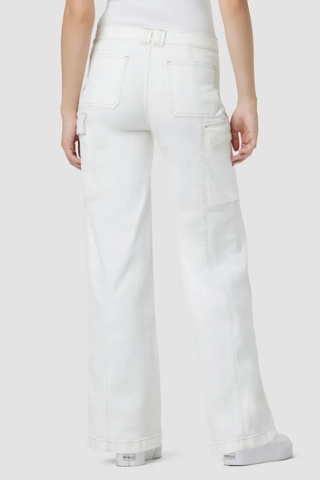 Hudson Jeans Cargo Utility Wide Leg Cargo Maternity Jean White 8211 Women Hudson Jeans Cargo Utility Wide Leg Cargo Maternity Jean White 8211 Women