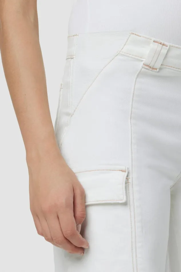 Hudson Jeans Cargo Utility Wide Leg Cargo Maternity Jean White 8211 Women Hudson Jeans Cargo Utility Wide Leg Cargo Maternity Jean White 8211 Women