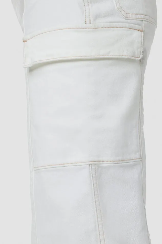 Hudson Jeans Cargo Utility Wide Leg Cargo Maternity Jean White 8211 Women Hudson Jeans Cargo Utility Wide Leg Cargo Maternity Jean White 8211 Women