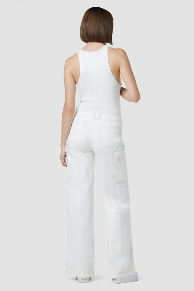 Hudson Jeans Cargo Utility Wide Leg Cargo Maternity Jean White 8211 Women Hudson Jeans Cargo Utility Wide Leg Cargo Maternity Jean White 8211 Women