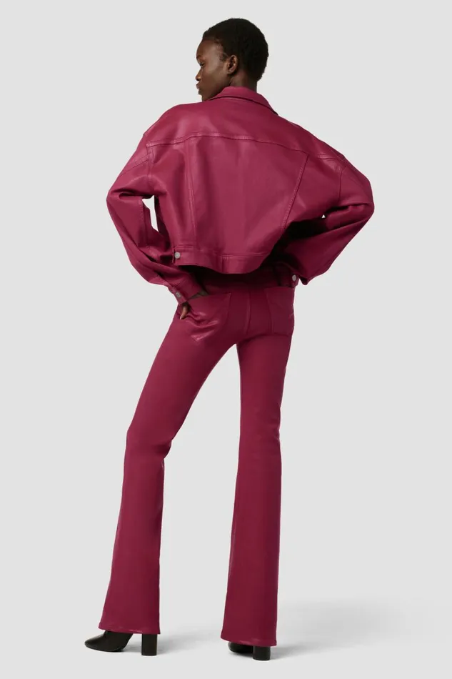 Hudson Jeans Jackets and Outerwear Brea Swing Trucker Jacket Coated Beet Red 8211 Women Hudson Jeans Jackets and Outerwear Brea Swing Trucker Jacket Coated Beet Red 8211 Women