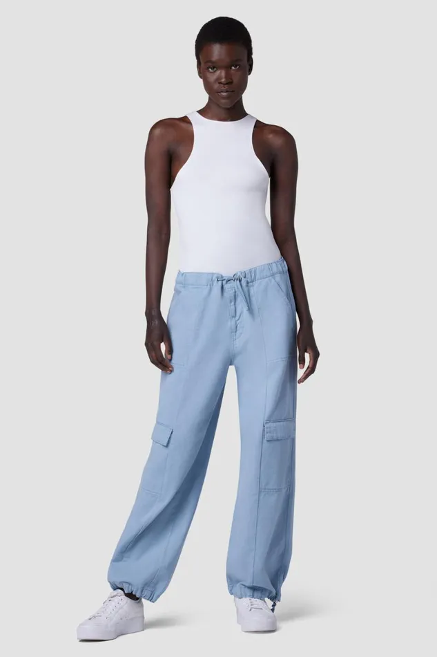 Hudson Jeans Pants Drawstring Parachute Pant Ashley Blue 8211 Women Hudson Jeans Pants Drawstring Parachute Pant Ashley Blue 8211 Women