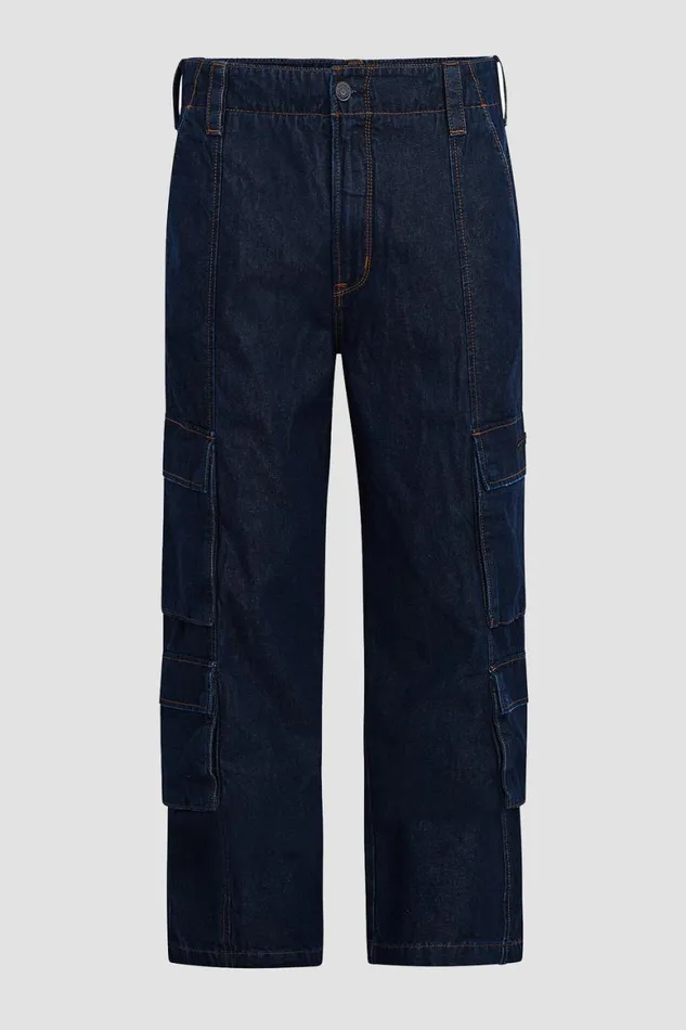 Hudson Jeans Pants Wide Leg Cargo Dark Chambray 8211 Men Hudson Jeans Pants Wide Leg Cargo Dark Chambray 8211 Men
