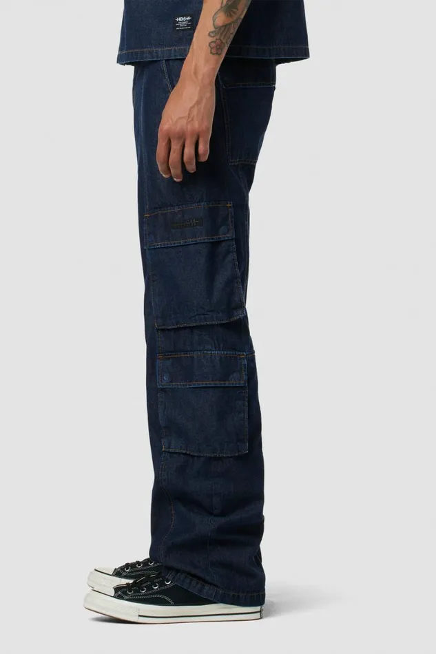 Hudson Jeans Pants Wide Leg Cargo Dark Chambray 8211 Men Hudson Jeans Pants Wide Leg Cargo Dark Chambray 8211 Men