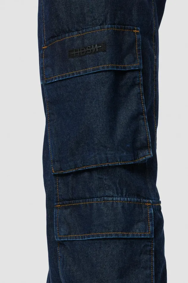Hudson Jeans Pants Wide Leg Cargo Dark Chambray 8211 Men Hudson Jeans Pants Wide Leg Cargo Dark Chambray 8211 Men