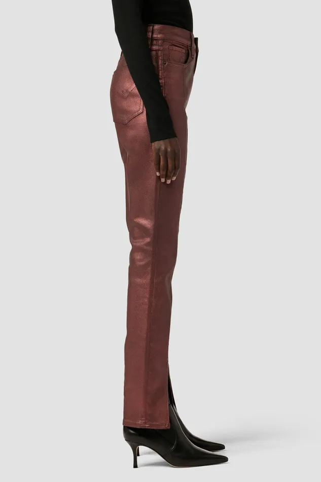 Hudson Jeans Straight Harlow Ultra HighRise Cigarette Jean W Slit Hem Cinnamon Glitter 8211 Women Hudson Jeans Straight Harlow Ultra HighRise Cigarette Jean W Slit Hem Cinnamon Glitter 8211 Women