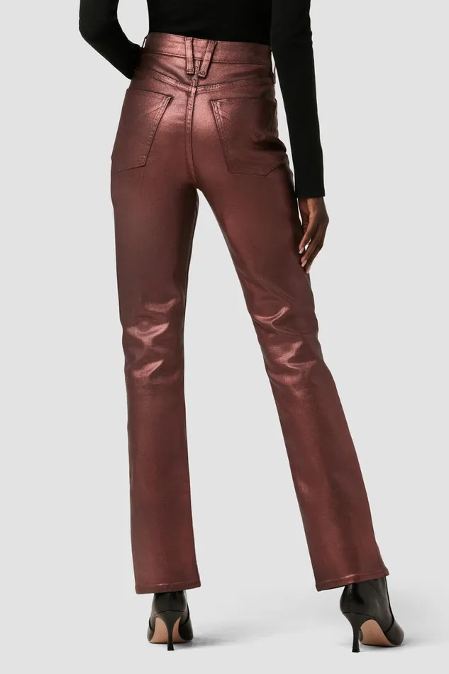 Hudson Jeans Straight Harlow Ultra HighRise Cigarette Jean W Slit Hem Cinnamon Glitter 8211 Women Hudson Jeans Straight Harlow Ultra HighRise Cigarette Jean W Slit Hem Cinnamon Glitter 8211 Women