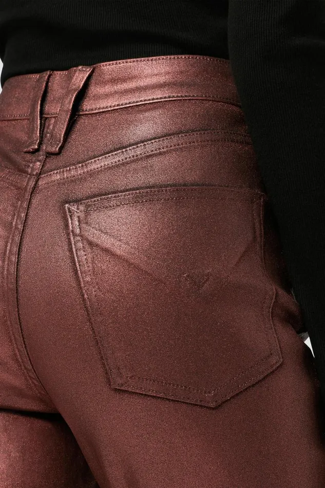 Hudson Jeans Straight Harlow Ultra HighRise Cigarette Jean W Slit Hem Cinnamon Glitter 8211 Women Hudson Jeans Straight Harlow Ultra HighRise Cigarette Jean W Slit Hem Cinnamon Glitter 8211 Women