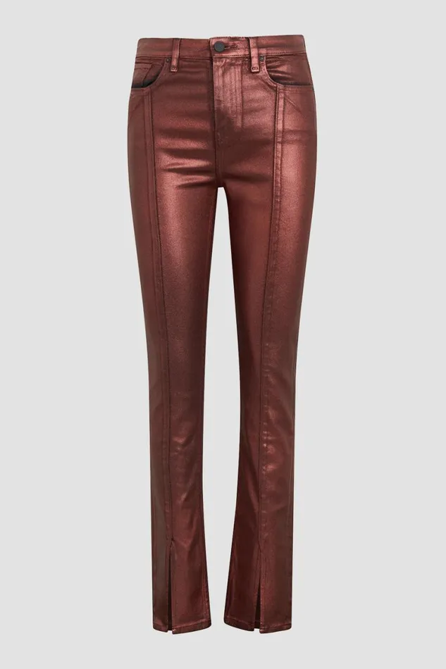 Hudson Jeans Straight Harlow Ultra HighRise Cigarette Jean W Slit Hem Cinnamon Glitter 8211 Women Hudson Jeans Straight Harlow Ultra HighRise Cigarette Jean W Slit Hem Cinnamon Glitter 8211 Women