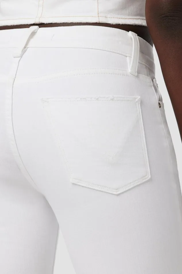 Hudson Jeans Straight Nico MidRise Straight Ankle W Slit Hem Spring White 8211 Women Hudson Jeans Straight Nico MidRise Straight Ankle W Slit Hem Spring White 8211 Women