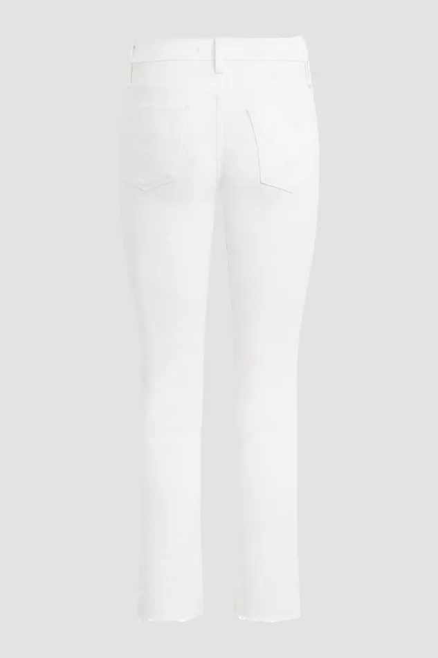Hudson Jeans Straight Nico MidRise Straight Ankle W Slit Hem Spring White 8211 Women Hudson Jeans Straight Nico MidRise Straight Ankle W Slit Hem Spring White 8211 Women