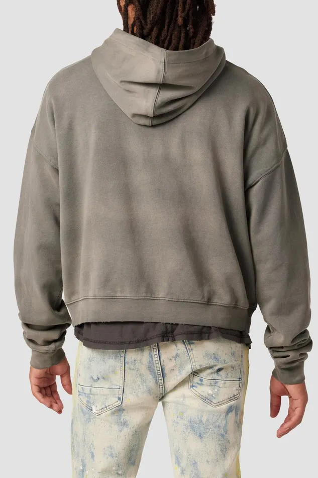 Hudson Jeans Tops and Sweaters Crop Hoodie Storm Grey 8211 Men Hudson Jeans Tops and Sweaters Crop Hoodie Storm Grey 8211 Men