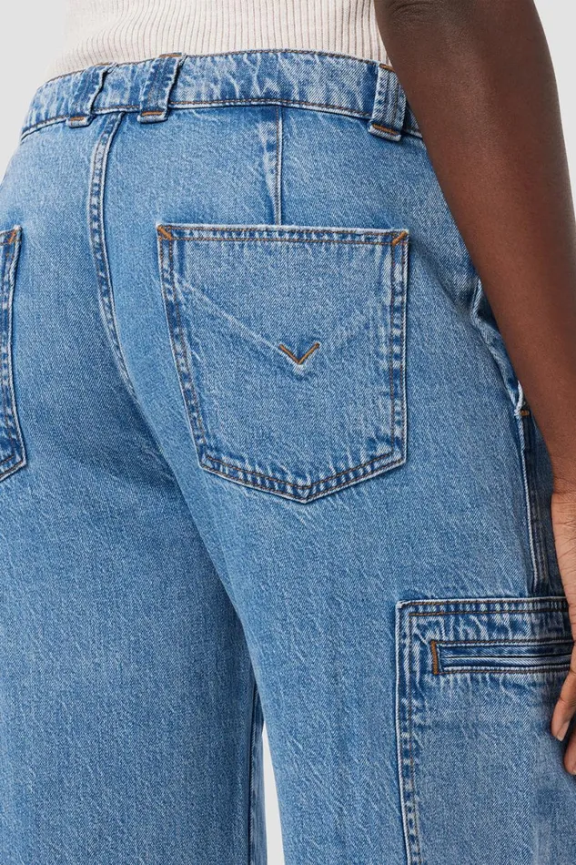Hudson Jeans Wide Leg HighRise Welt Pocket Wide Leg Cargo Sandlot 8211 Women Hudson Jeans Wide Leg HighRise Welt Pocket Wide Leg Cargo Sandlot 8211 Women