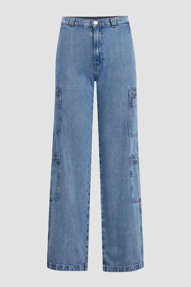 Hudson Jeans Wide Leg HighRise Welt Pocket Wide Leg Cargo Sandlot 8211 Women Hudson Jeans Wide Leg HighRise Welt Pocket Wide Leg Cargo Sandlot 8211 Women