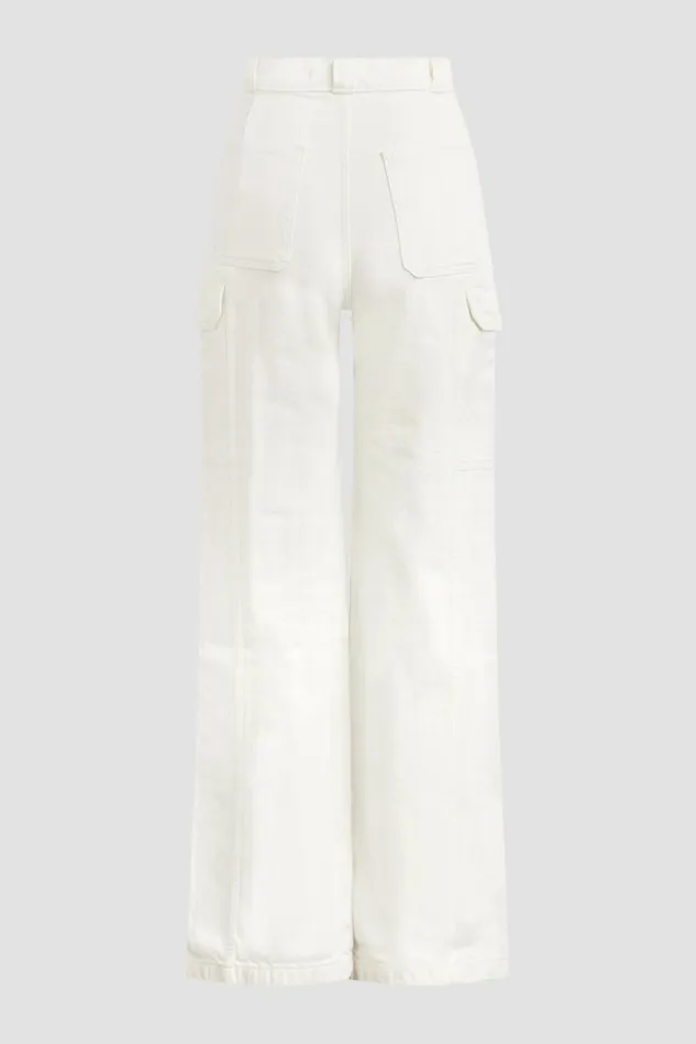 Hudson Jeans Wide Leg HighRise Wide Leg Cargo White 8211 Women Hudson Jeans Wide Leg HighRise Wide Leg Cargo White 8211 Women
