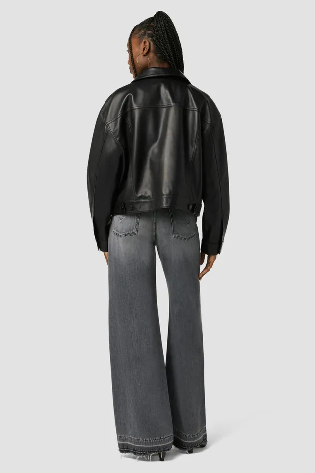 Hudson Jeans Wide Leg Jodie HighRise Loose Wide Leg Jean Destructed Black 8211 Women Hudson Jeans Wide Leg Jodie HighRise Loose Wide Leg Jean Destructed Black 8211 Women