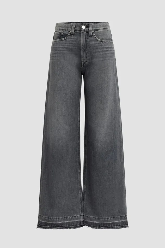 Hudson Jeans Wide Leg Jodie HighRise Loose Wide Leg Jean Destructed Black 8211 Women Hudson Jeans Wide Leg Jodie HighRise Loose Wide Leg Jean Destructed Black 8211 Women