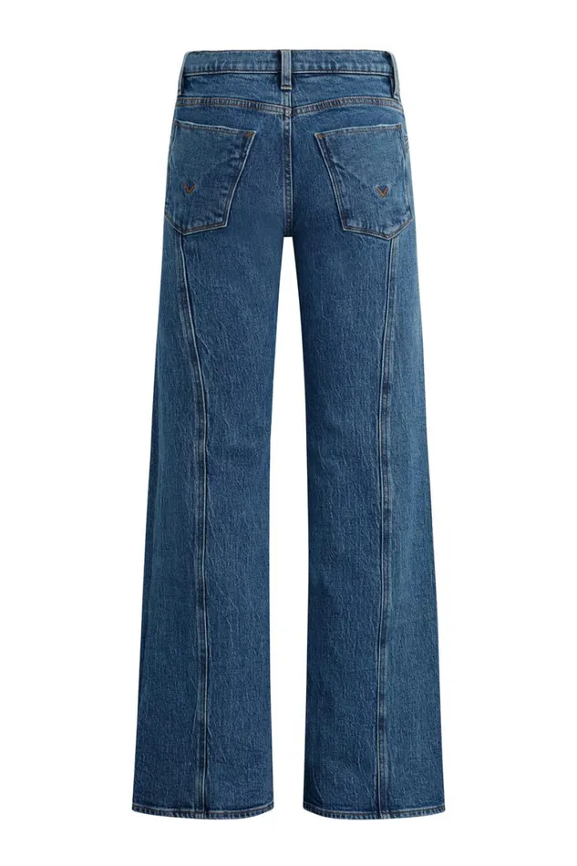 Hudson Jeans Wide Leg Lexi MidRise Seamed Wide Leg Salt Lake 8211 Women Hudson Jeans Wide Leg Lexi MidRise Seamed Wide Leg Salt Lake 8211 Women