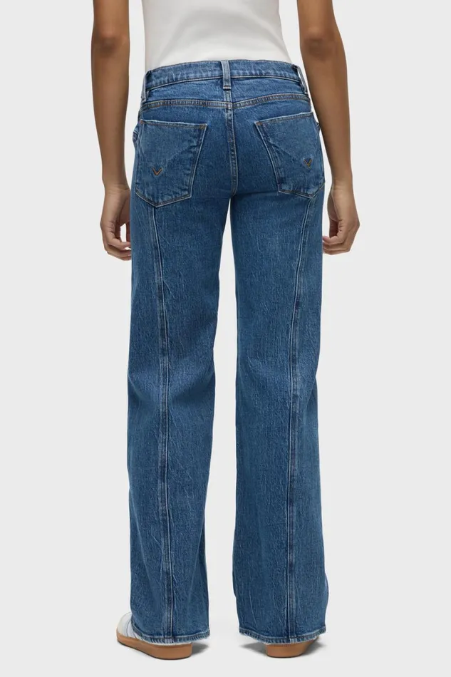 Hudson Jeans Wide Leg Lexi MidRise Seamed Wide Leg Salt Lake 8211 Women Hudson Jeans Wide Leg Lexi MidRise Seamed Wide Leg Salt Lake 8211 Women