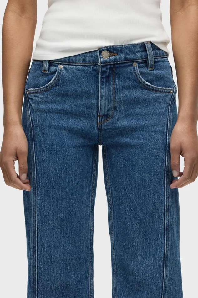 Hudson Jeans Wide Leg Lexi MidRise Seamed Wide Leg Salt Lake 8211 Women Hudson Jeans Wide Leg Lexi MidRise Seamed Wide Leg Salt Lake 8211 Women