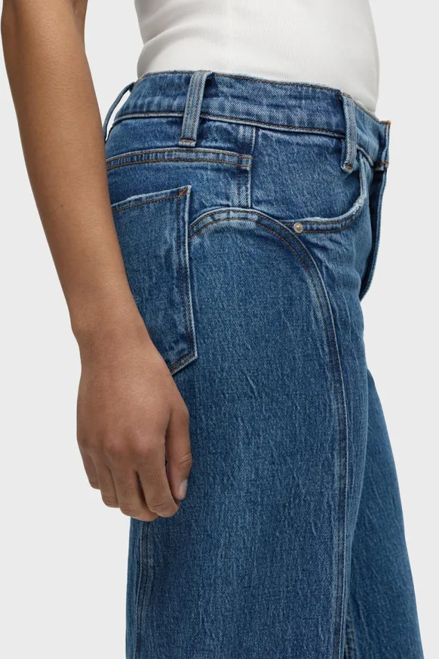 Hudson Jeans Wide Leg Lexi MidRise Seamed Wide Leg Salt Lake 8211 Women Hudson Jeans Wide Leg Lexi MidRise Seamed Wide Leg Salt Lake 8211 Women