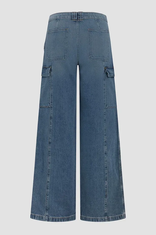 Hudson Jeans Wide Leg Utility Wide Leg Cargo Maternity Pant Deep Indigo 8211 Women Hudson Jeans Wide Leg Utility Wide Leg Cargo Maternity Pant Deep Indigo 8211 Women
