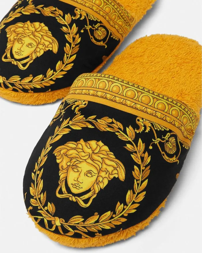 I Baroque Slippers Yellow Home and Lifestyle Versace Slippers