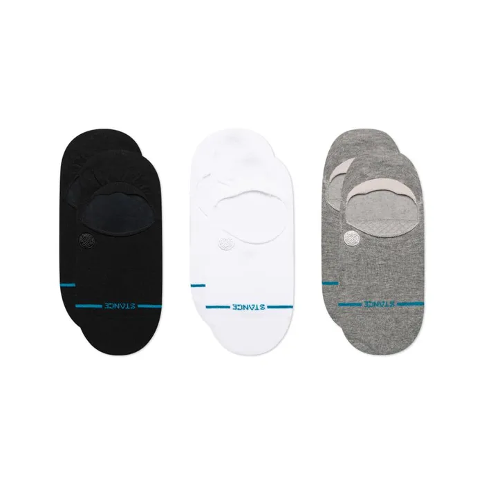 Icon No Show Socks 3 Pack Multi MenWomen Stance No Show