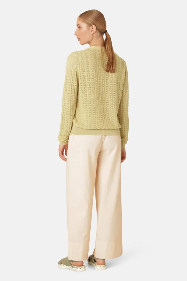 Ilse Jacobsen Cardigan 8211 Olive Grass Women Clothing Ilse Jacobsen Cardigan 8211 Olive Grass Women Clothing