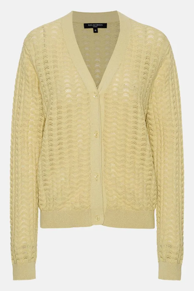 Ilse Jacobsen Cardigan 8211 Olive Grass Women Clothing Ilse Jacobsen Cardigan 8211 Olive Grass Women Clothing