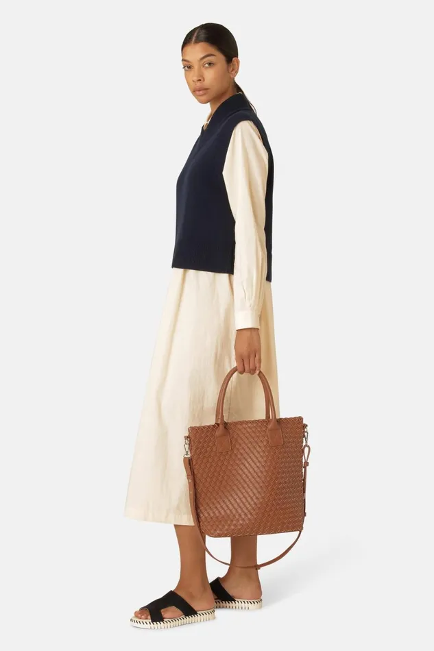 Ilse Jacobsen Crossbody Tote Bag 8211 Burnt Caramel Metallic Brown Women Tote Bags Ilse Jacobsen Crossbody Tote Bag 8211 Burnt Caramel Metallic Brown Women Tote Bags
