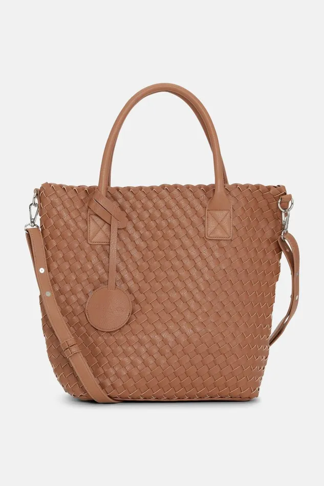 Ilse Jacobsen Crossbody Tote Bag 8211 Burnt Caramel Metallic Brown Women Tote Bags Ilse Jacobsen Crossbody Tote Bag 8211 Burnt Caramel Metallic Brown Women Tote Bags