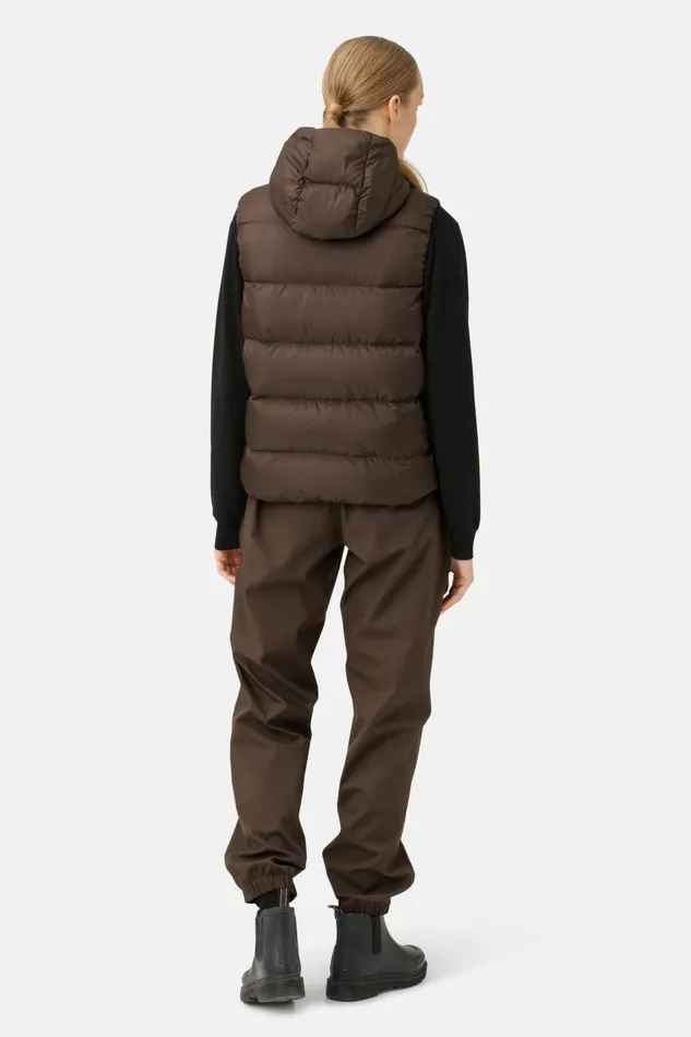 Ilse Jacobsen Down Vest 8211 Chocolate Brown Women Jackets And Coats