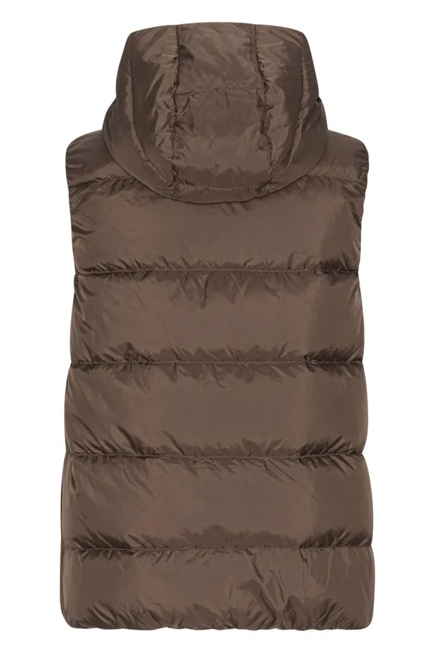 Ilse Jacobsen Down Vest 8211 Chocolate Brown Women Jackets And Coats