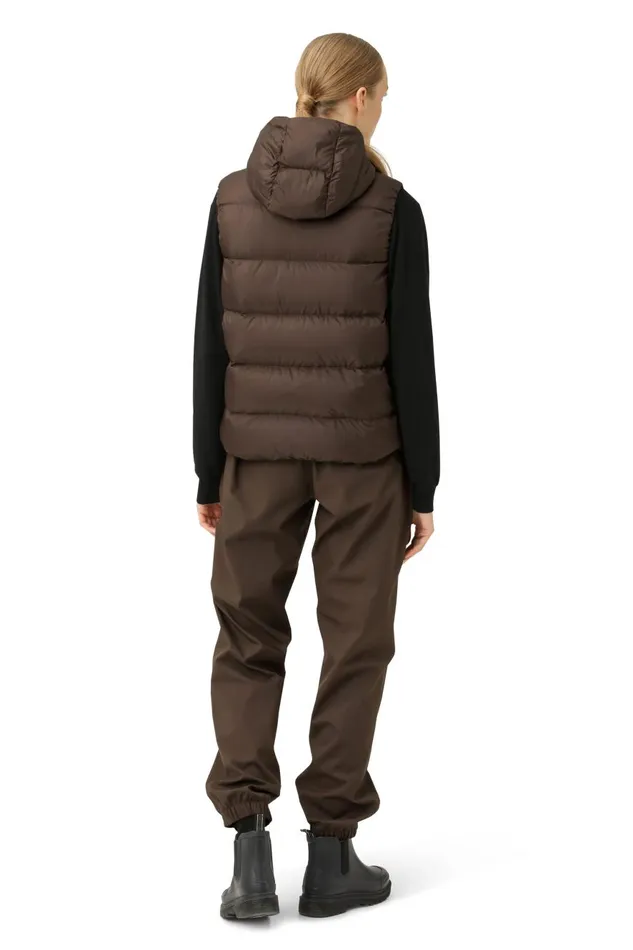 Ilse Jacobsen Down Vest 8211 Chocolate Brown Women Jackets And Coats