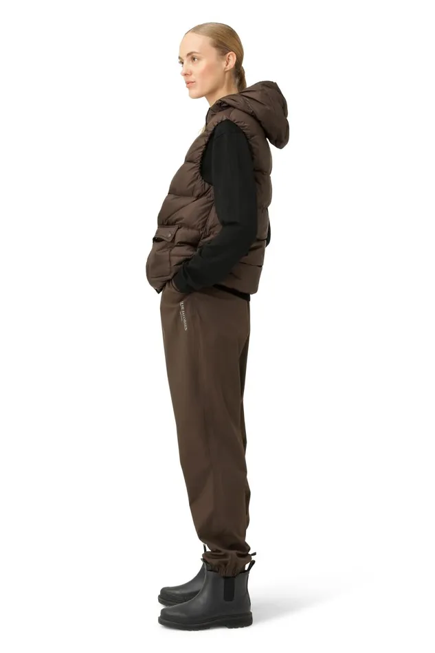 Ilse Jacobsen Down Vest 8211 Chocolate Brown Women Jackets And Coats