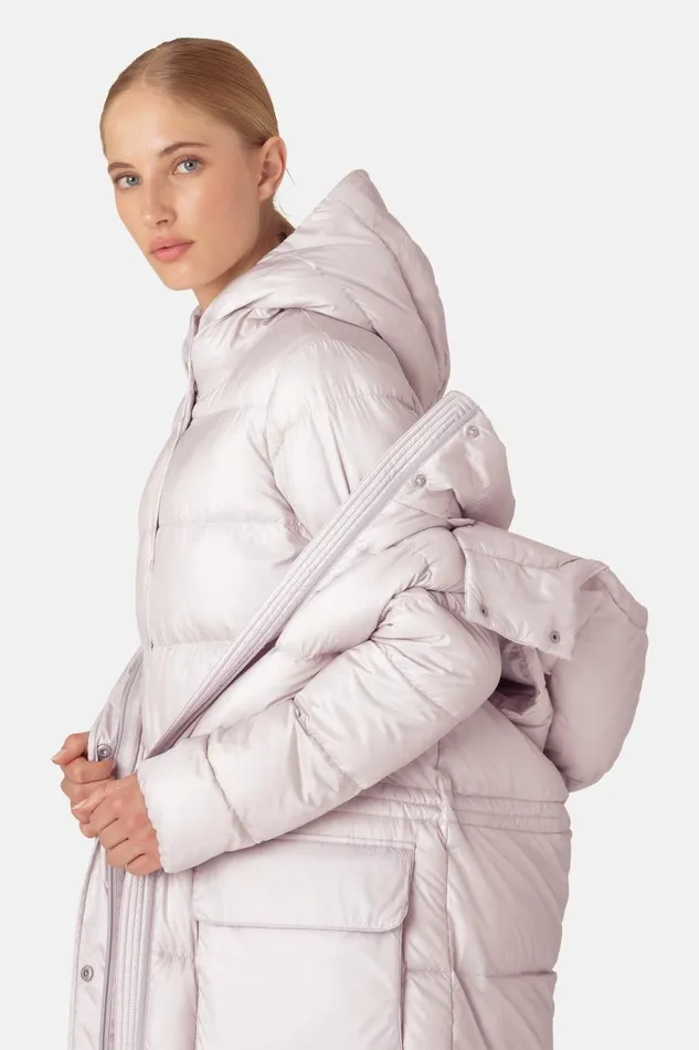Ilse Jacobsen Long Down Vest 8211 Concrete Women Jackets And Coats