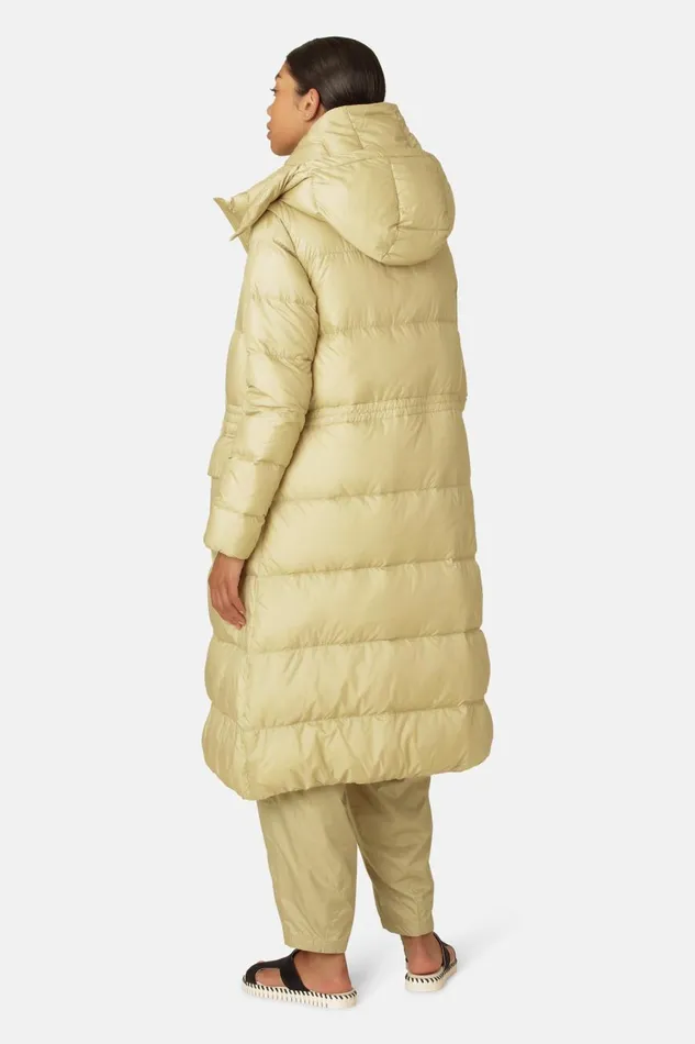 Ilse Jacobsen Long Down Vest 8211 Olive Grass Women Jackets And Coats